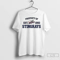 Classic Property Of Stingrays Est 1993 Logo Vintage T-Shirts, Hoodie, Sweatshirt | AU01DripNestTees.com
