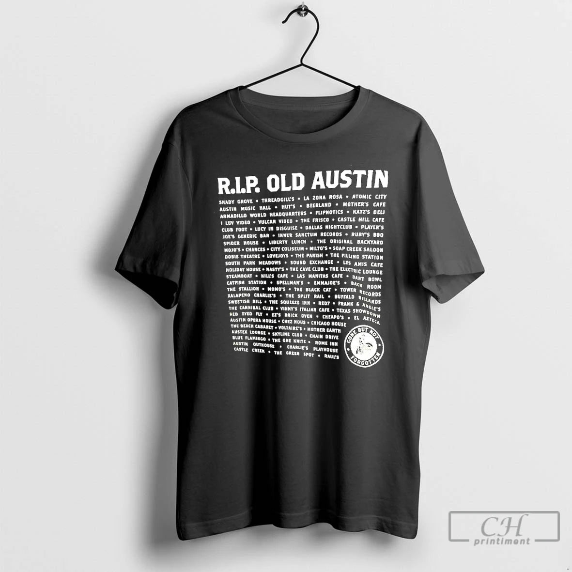 Classic R I P Old Austin Gone But Not Forgotten T-Shirts, Hoodie, Sweatshirt | AU01DripNestTees.com