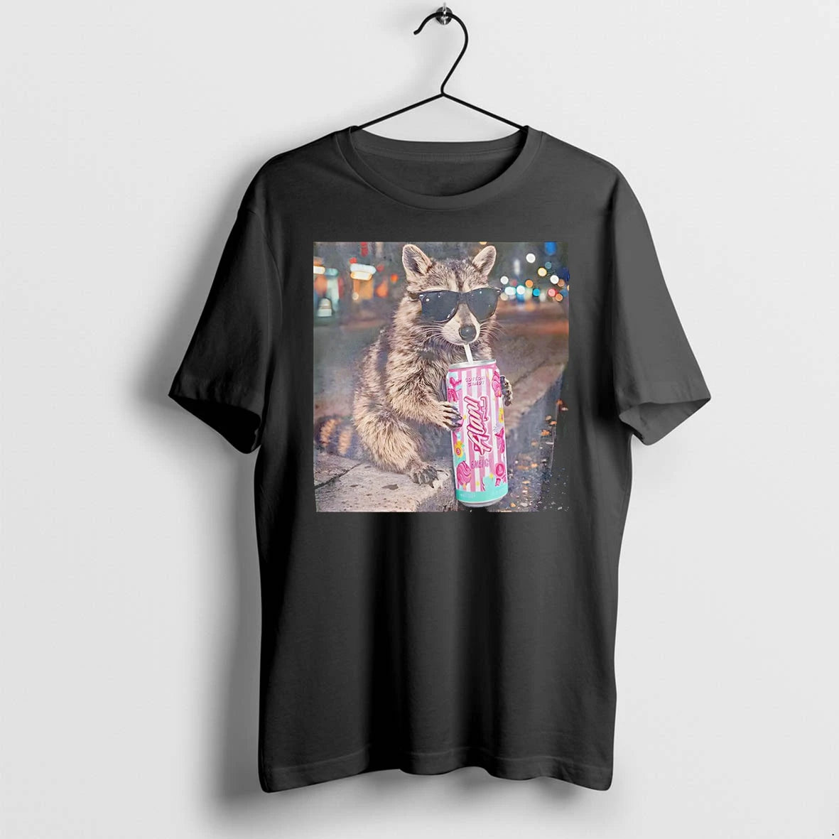 Classic Raccoon Energy Drink Lover Meme Shirts Sweater