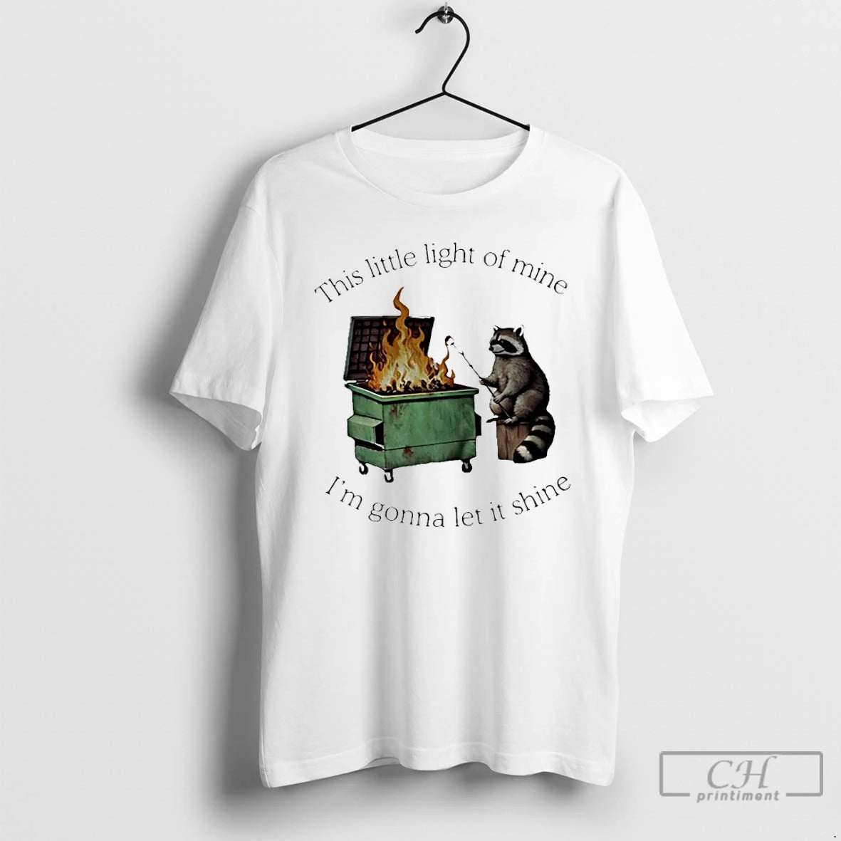 Classic Raccoon This Little Light Of Mine Im Gonna Let It Shine T Shirts Sweater Hoodie, Sweatshirt | AU01DripNestTees.com