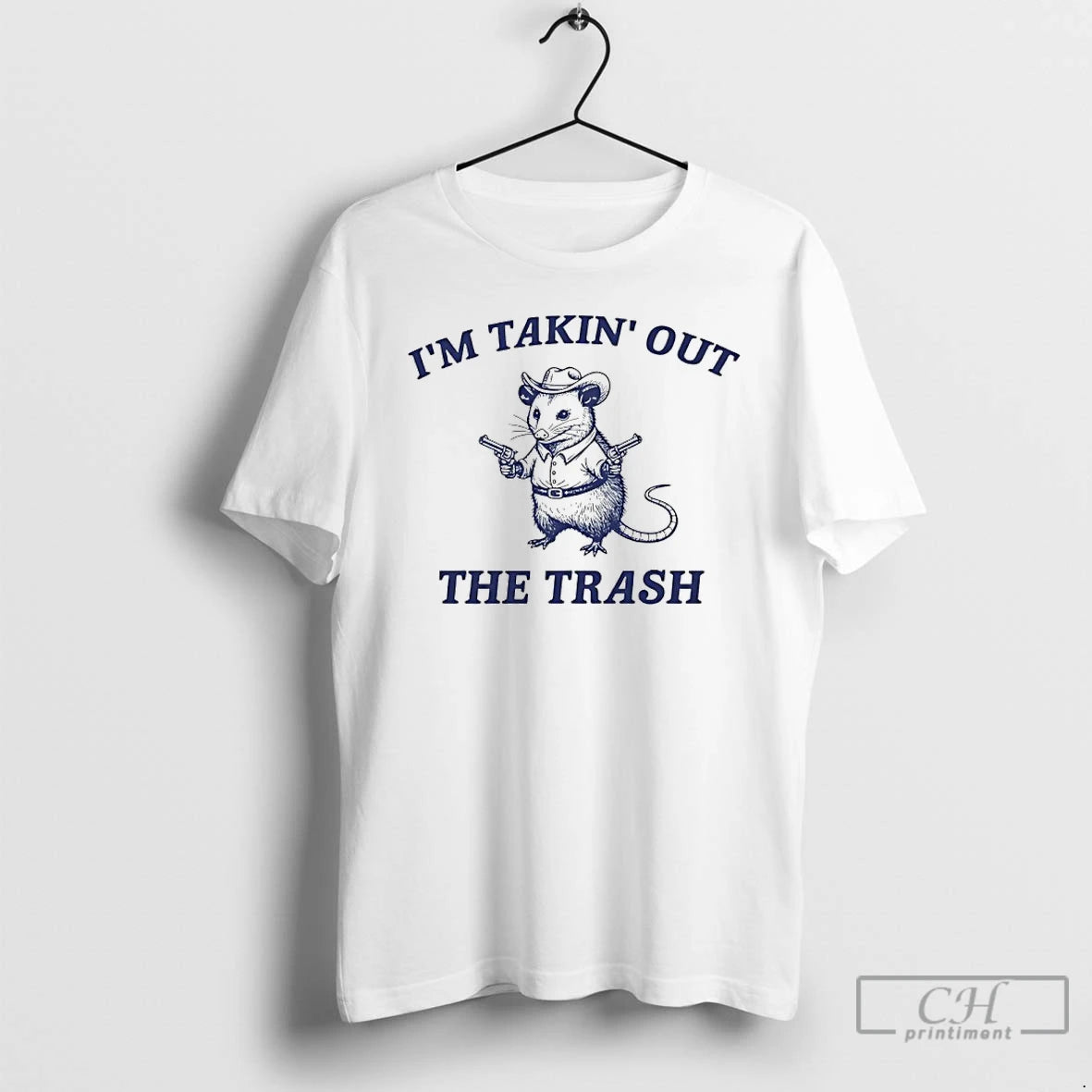 Classic Raccoon With Gun Im Takin Out The Trash T-Shirts, Hoodie, Sweatshirt | AU01DripNestTees.com