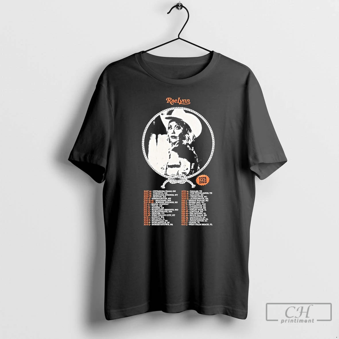 Classic Raelynn American Tour 2025 Rope Shadow T-Shirts, Hoodie, Sweatshirt | AU01DripNestTees.com