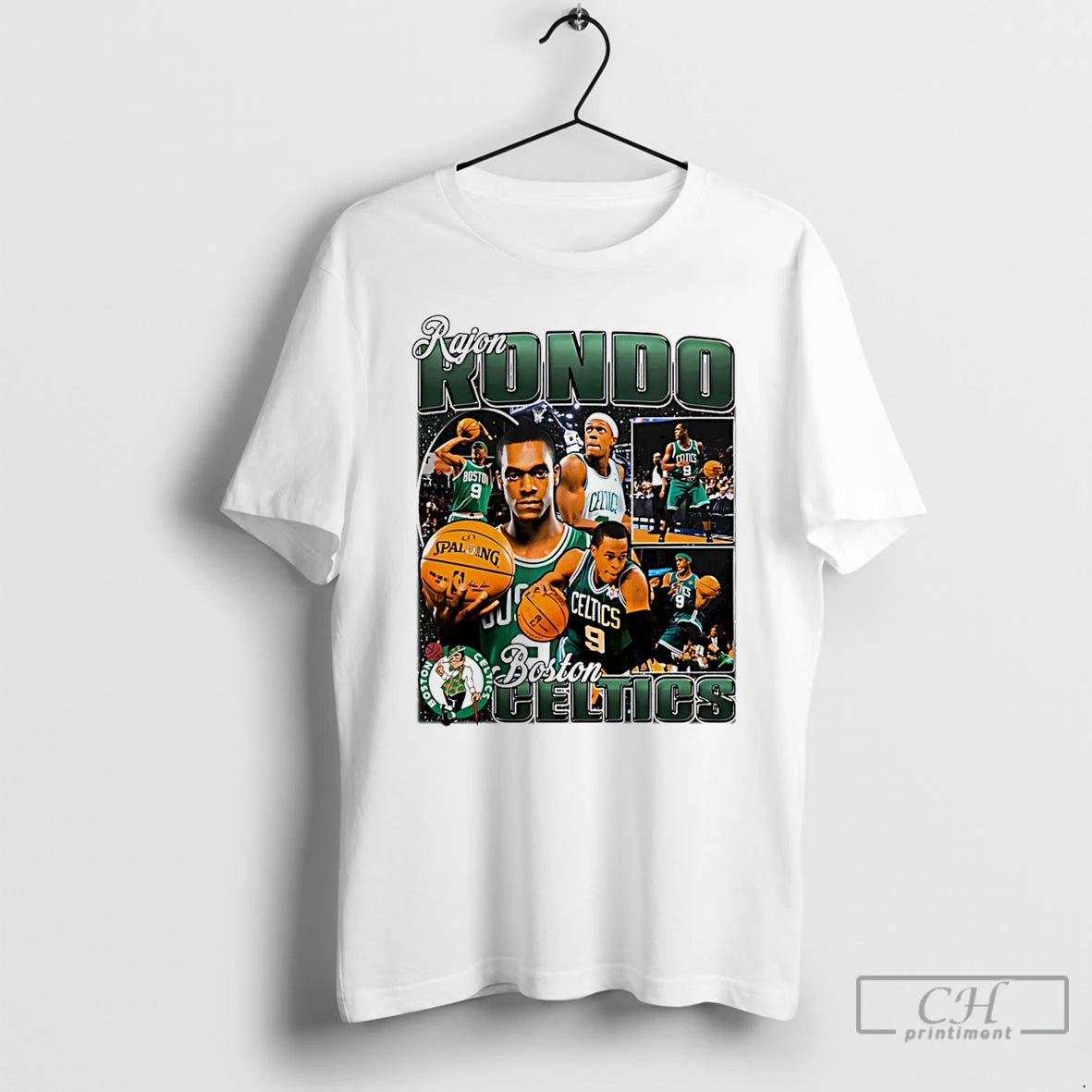 Classic Rajon Rondo Boston Celtics Player Collage T-Shirts, Hoodie, Sweatshirt | AU01DripNestTees.com
