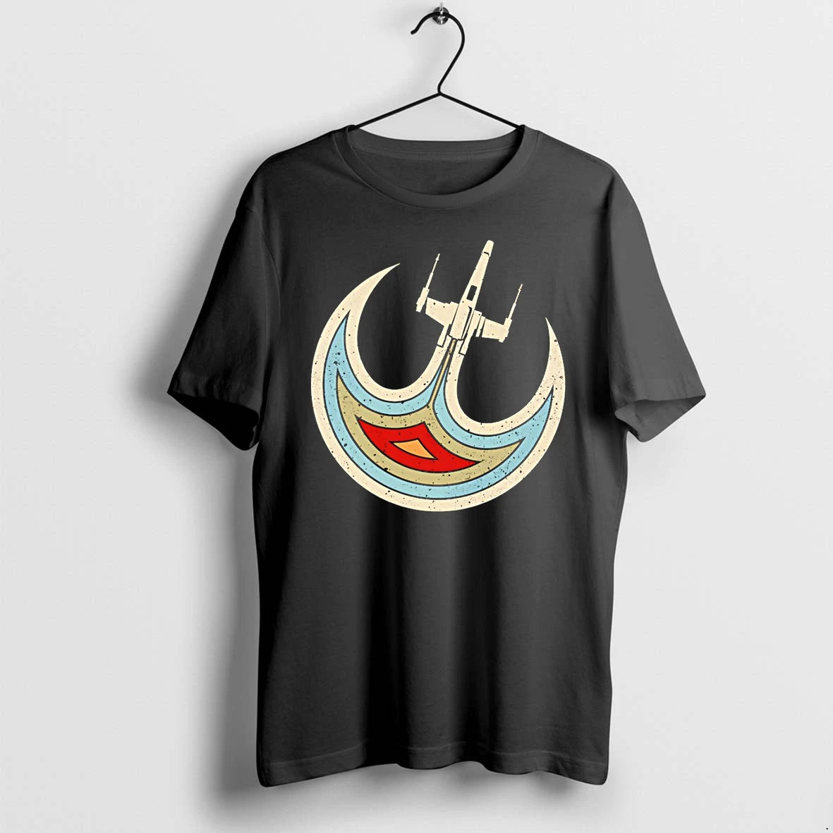 Classic Rebel Alliance Emblem And An X Wing Rebel Retro Shirts Sweater