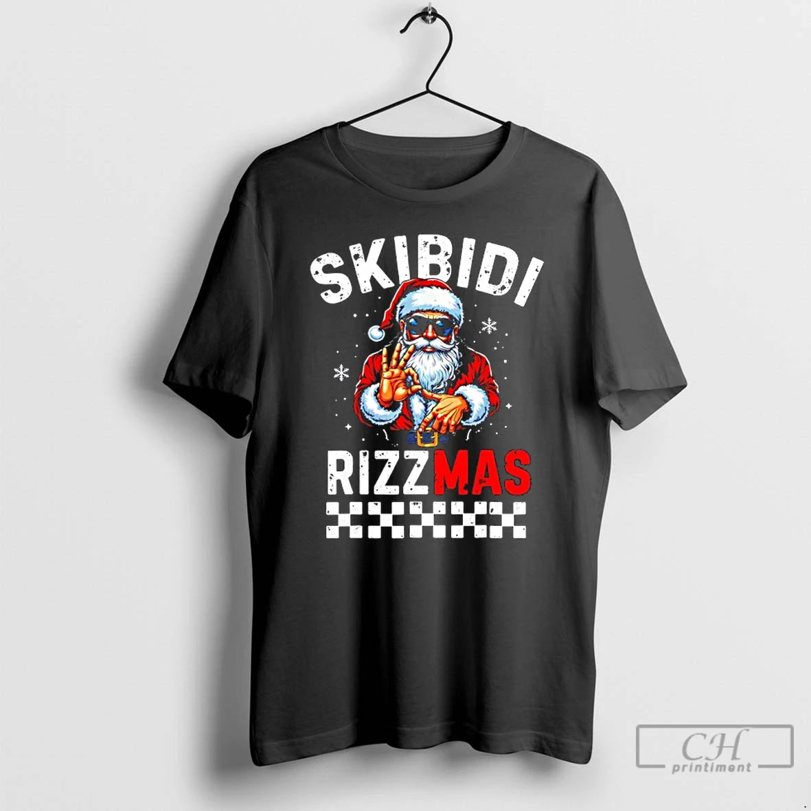Classic Rizz Christmas Santa 6 7 Xmas Skibidi Rizzmas T-Shirts, Hoodie, Sweatshirt | AU01DripNestTees.com