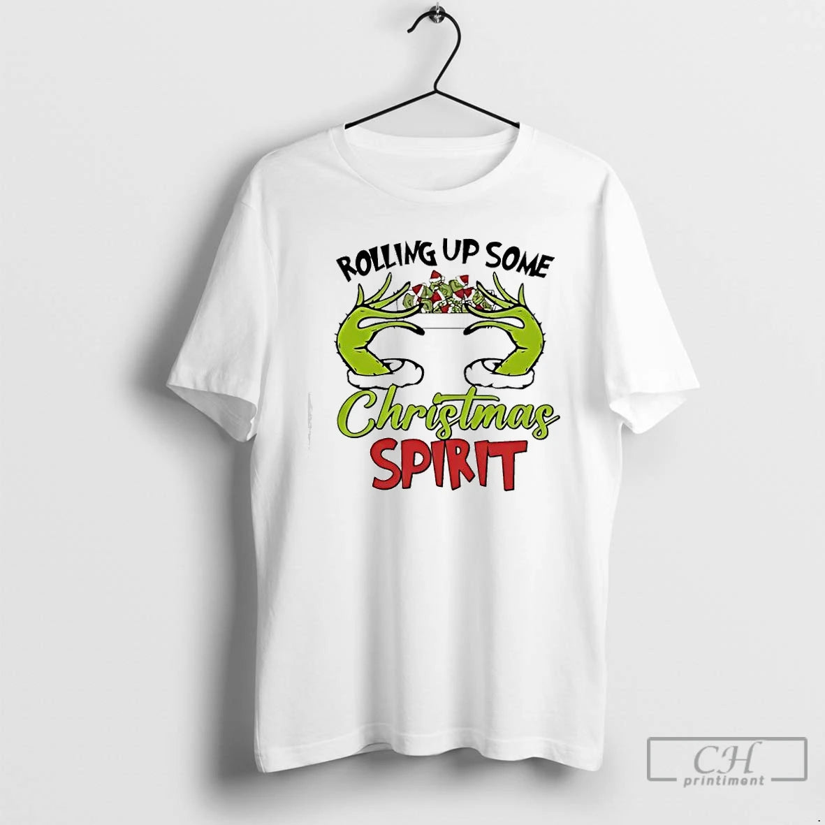 Classic Rolling Up Some Christmas Spirit Grinch Dish T-Shirts, Hoodie, Sweatshirt | AU01DripNestTees.com