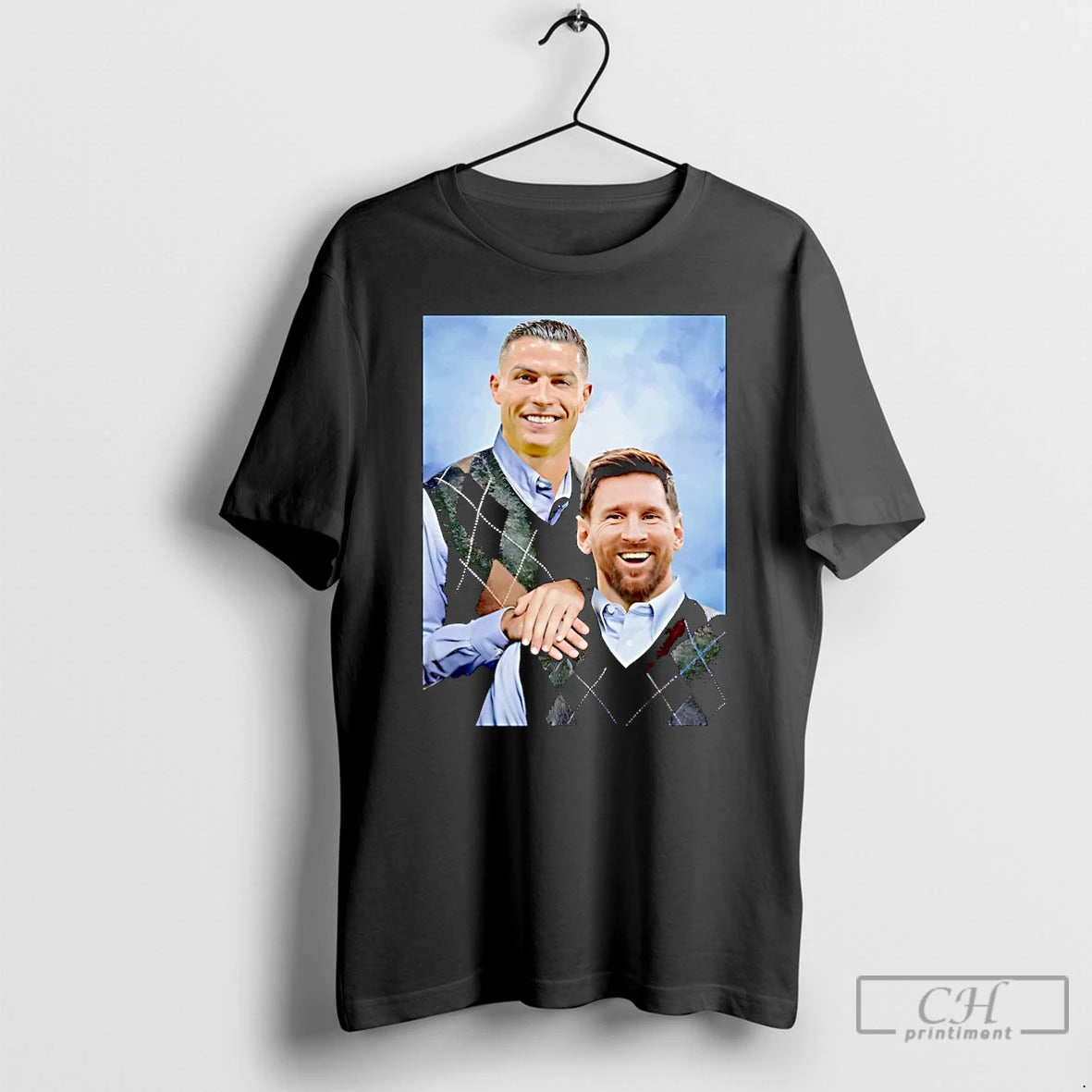 Classic Ronaldo Cr7 And Messi Step Brothers Christmas T-Shirts, Hoodie, Sweatshirt | AU01DripNestTees.com