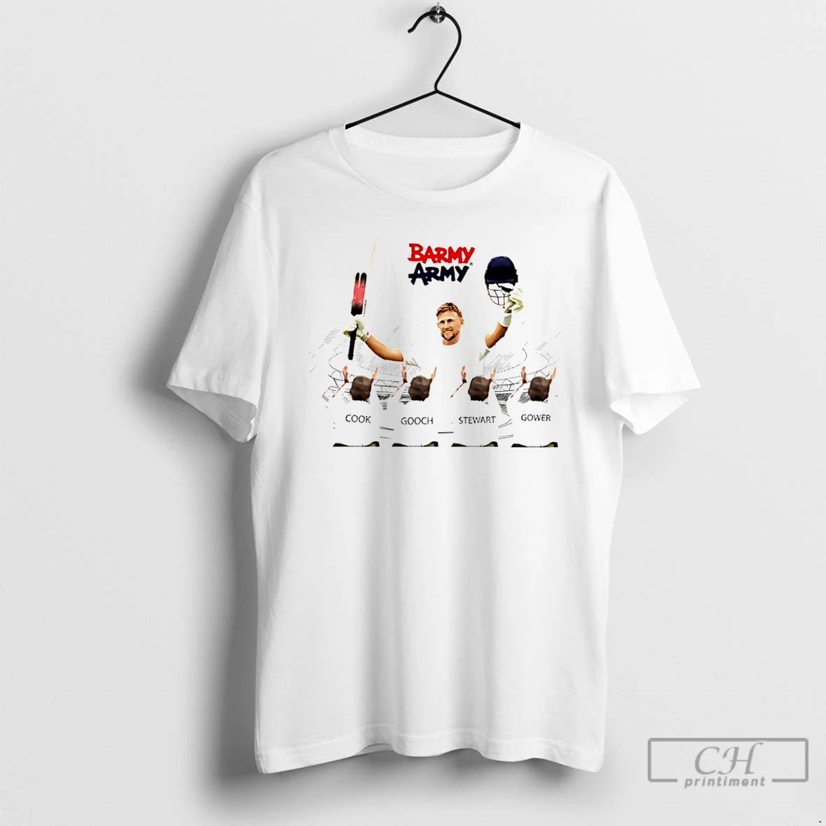 Classic Root Ovation Cook Gooch Stewart Gower Joe England Barmy Army T-Shirts, Hoodie, Sweatshirt | AU01DripNestTees.com