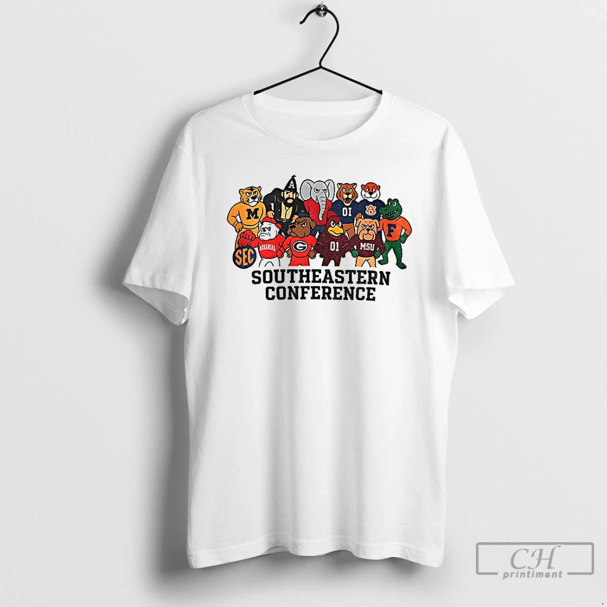 Classic Sec Team Spirit Modern Southeastern Conference Mascot T-Shirts, Hoodie, Sweatshirt | AU01DripNestTees.com