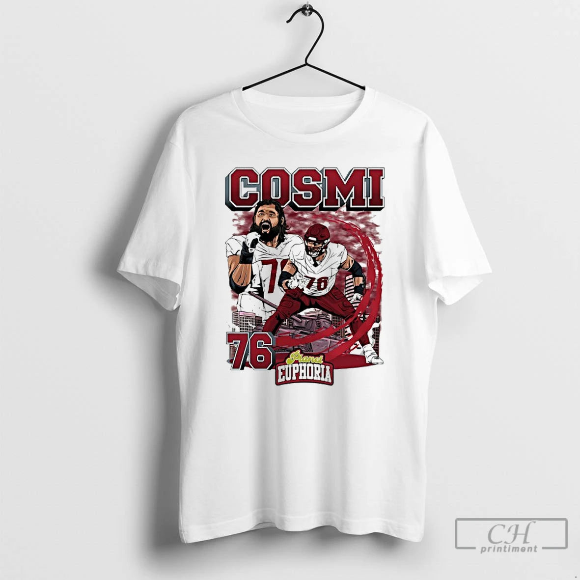 Classic Sam Cosmi 76 Washington Commanders Guard Player City Skyline T-Shirts, Hoodie, Sweatshirt | AU01DripNestTees.com
