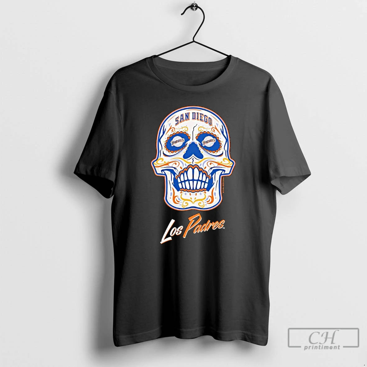 Classic San Diego Padres Mitchell Ness Sugar Skull T-Shirts, Hoodie, Sweatshirt | AU01DripNestTees.com