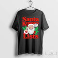 Classic Santa Knows List Trump Is On It T-Shirts, Hoodie, Sweatshirt | AU01DripNestTees.com