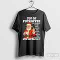 Classic Santa Middle Finger Cup Of Fuckoffee Stir And Shove It Christmas T Shirts Sweater Hoodie, Sweatshirt