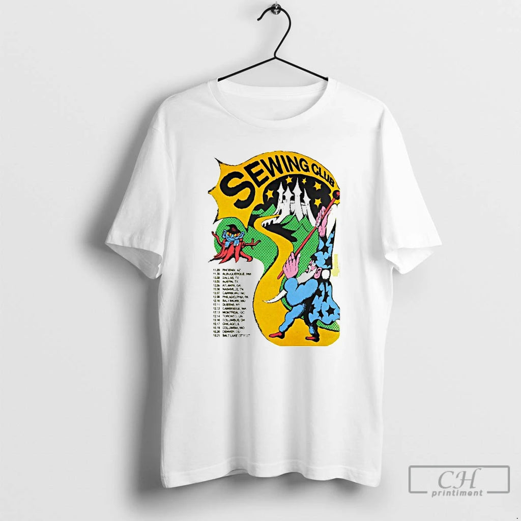Classic Sewing Club 2025 America Tour Dates T-Shirts, Hoodie, Sweatshirt | AU01DripNestTees.com