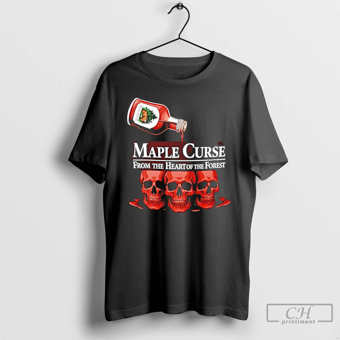 Classic Skulls Maple Curse From The Heart Of The Forest Graphic T-Shirts, Hoodie, Sweatshirt | AU01DripNestTees.com