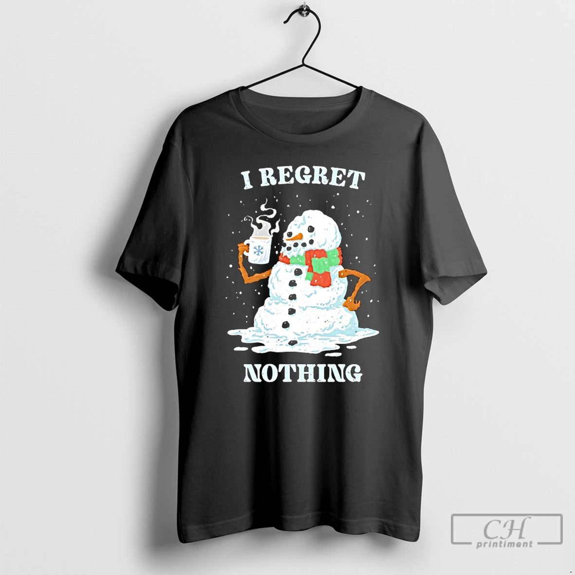 Classic Snowman I Regret Nothing Christmas T-Shirts, Hoodie, Sweatshirt | AU01DripNestTees.com