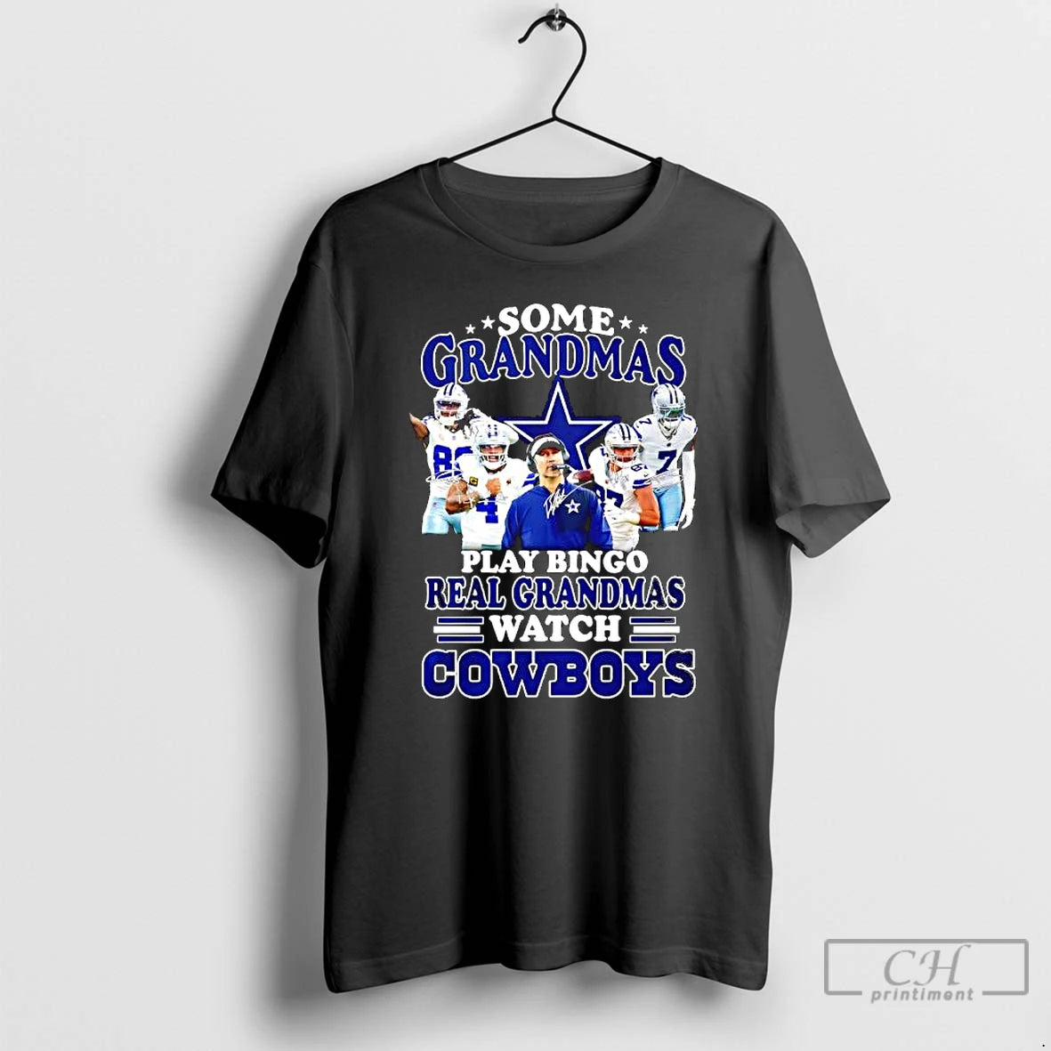 Classic Some Grandmas Play Bingo Real Grandmas Watch Dallas Cowboys Fan Loyalty And Dedication T-Shirts, Hoodie, Sweatshirt