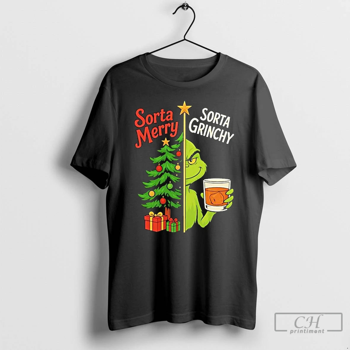Classic Sorta Merry Sorta Grinchy Christmas T-Shirts, Hoodie, Sweatshirt | AU01DripNestTees.com
