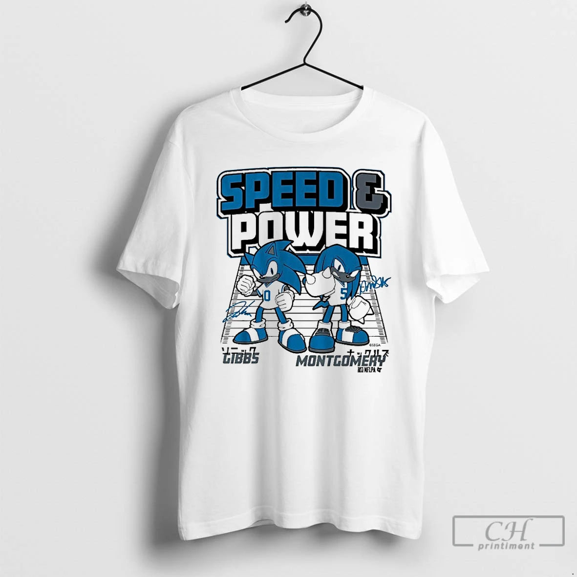 Classic Speed Power Jahmyr Gibbs David Montgomery T-Shirts, Hoodie, Sweatshirt | AU01DripNestTees.com