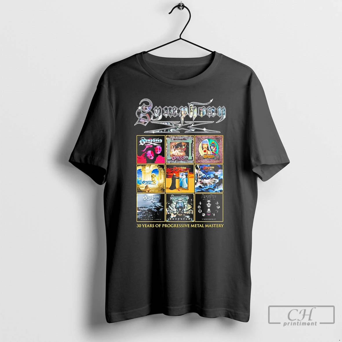 Classic Symphony X Discography 30th Years Of Progressive Metal Mastery T-Shirts, Hoodie, Sweatshirt | AU01DripNestTees.com