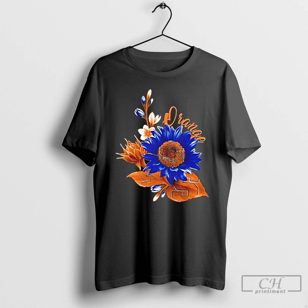 Classic Syracuse Orange Football X Sunflower Floral T-Shirts, Hoodie, Sweatshirt | AU01DripNestTees.com