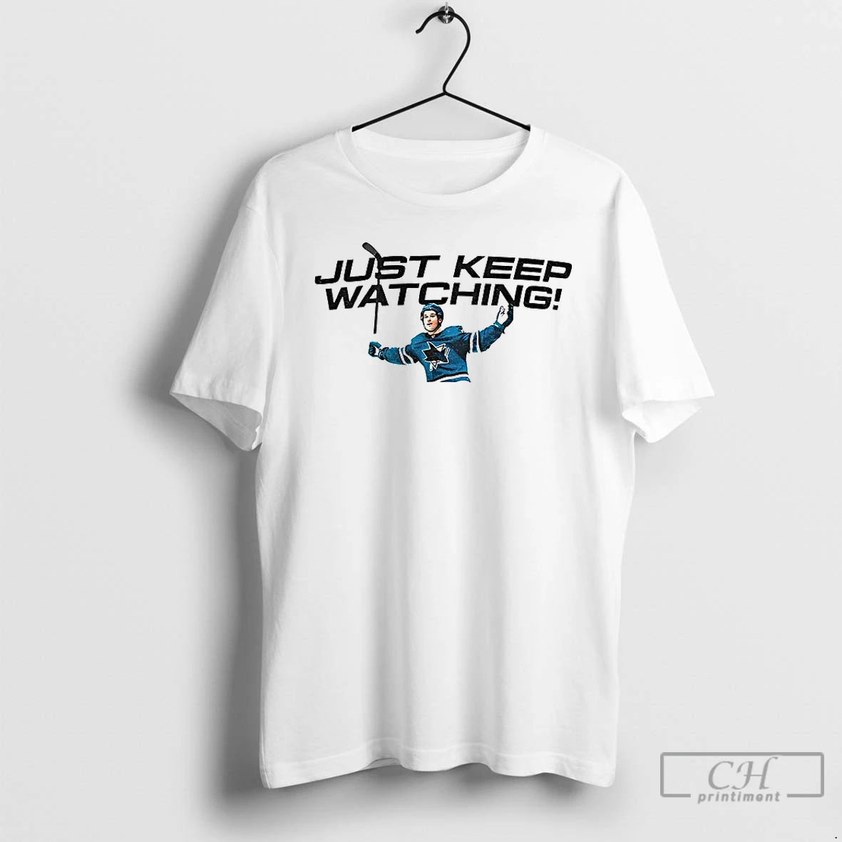 Classic Tate Mcrae San Jose Sharks Just Keep Watching T-Shirts, Hoodie, Sweatshirt | AU01DripNestTees.com
