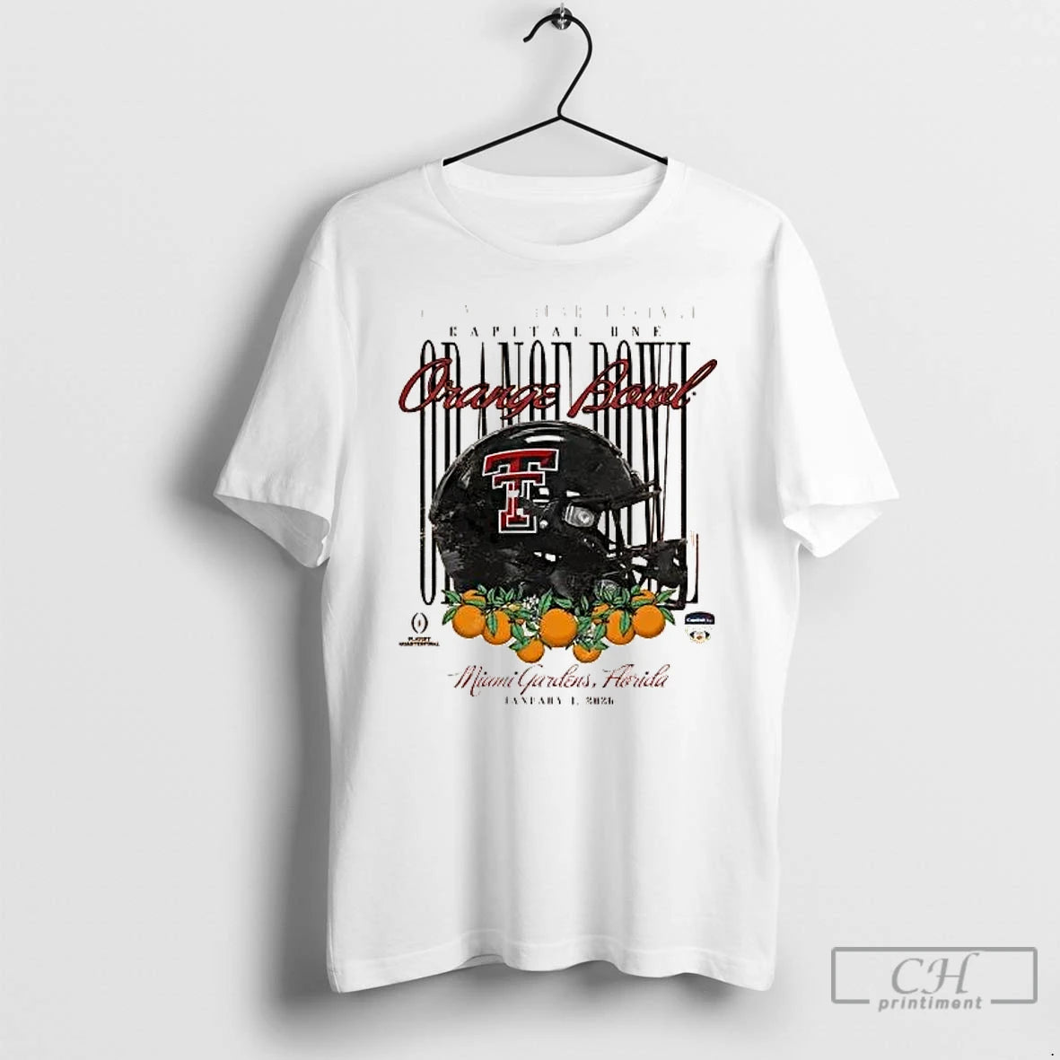 Classic Texas Tech Red Raiders 2026 Orange Bowl Helmet Florida T-Shirts, Hoodie, Sweatshirt | AU01DripNestTees.com