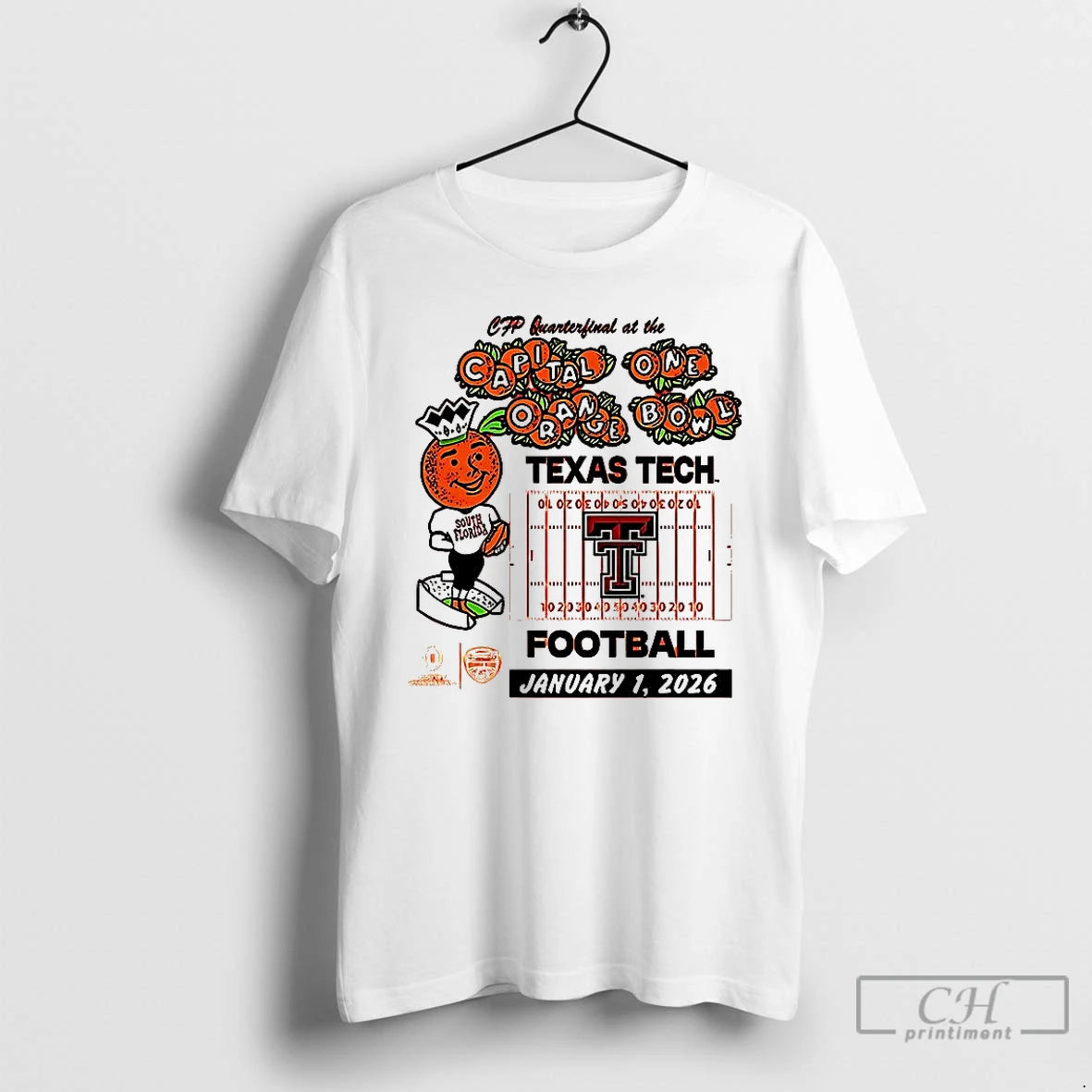 Classic Texas Tech Red Raiders Football 2026 Orange Bowl T-Shirts, Hoodie, Sweatshirt | AU01DripNestTees.com