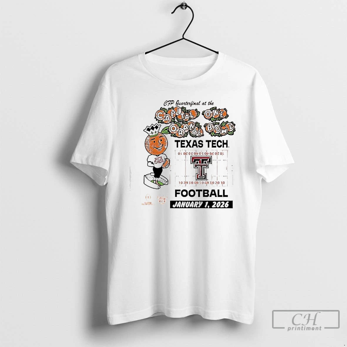 Classic Texas Tech Red Raiders Orange Bowl January 1st 2026 T-Shirts, Hoodie, Sweatshirt | AU01DripNestTees.com