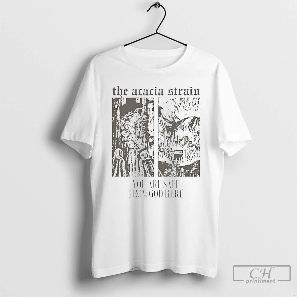 Classic The Acacia Strain You Are Not Safe From Dogs Here World Gone T Shirts Hoodie, Sweatshirt | AU01DripNestTees.com