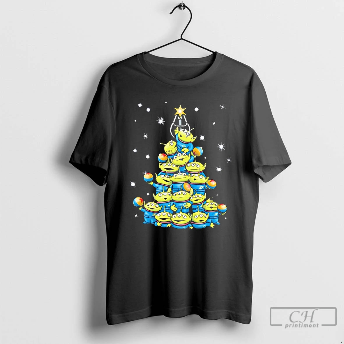 Classic The Claw Mas Little Green Men Christmas Tree T-Shirts, Hoodie, Sweatshirt | AU01DripNestTees.com