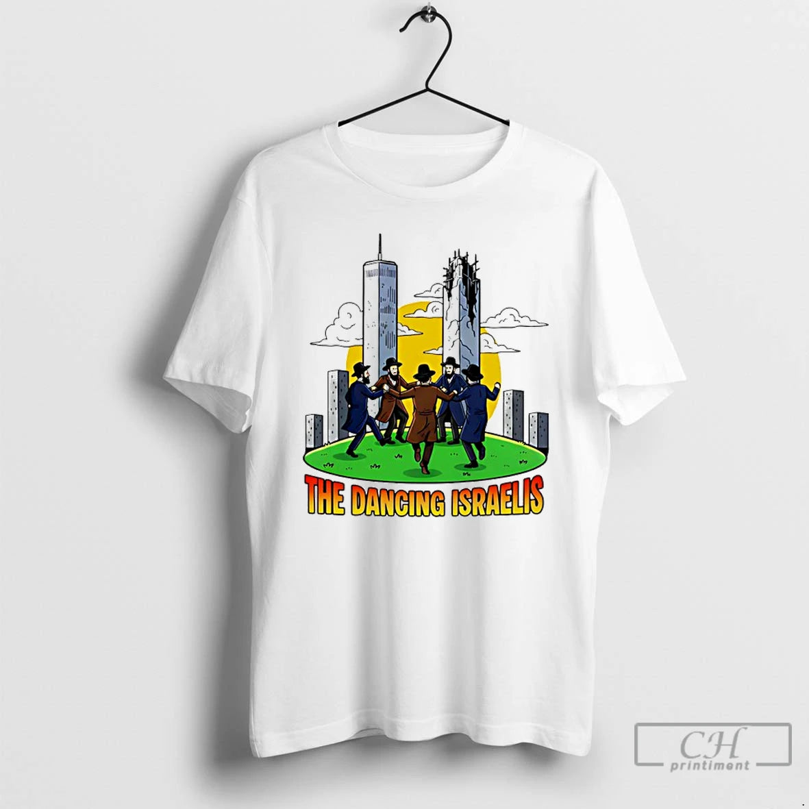 Classic The Dancing Israelis Jews City Skyline T-Shirts, Hoodie, Sweatshirt | AU01DripNestTees.com