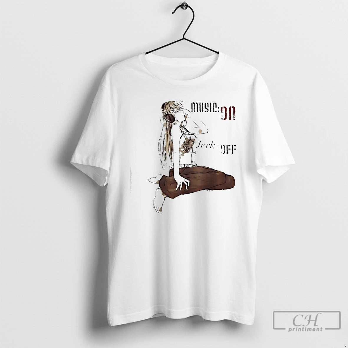 Classic The Girl Music On Jerk Off T-Shirts, Hoodie, Sweatshirt | AU01DripNestTees.com