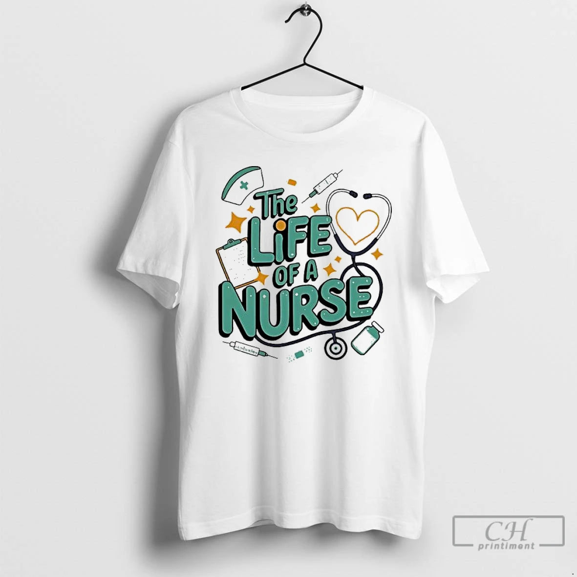 Classic The Life Of A Nurse Design T-Shirts, Hoodie, Sweatshirt | AU01DripNestTees.com