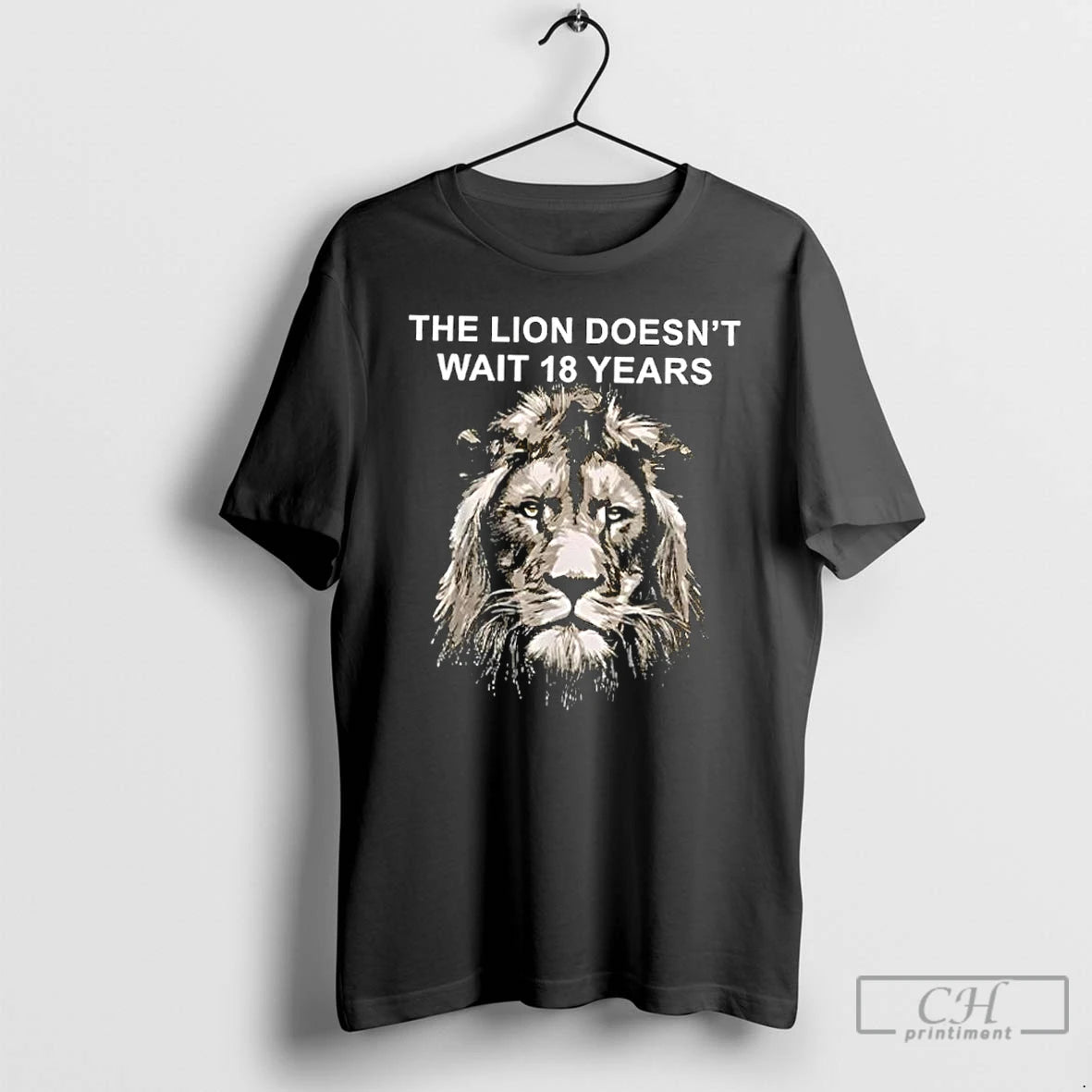 Classic The Lion Doesnt Wait 18 Years Retro T-Shirts, Hoodie, Sweatshirt | AU01DripNestTees.com