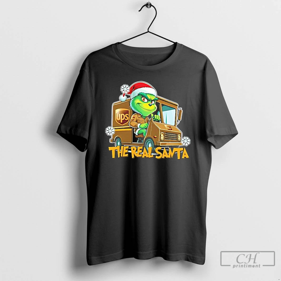 Classic The Real Santa Funny Christmas Carrier Grinch T-Shirts, Hoodie, Sweatshirt | AU01DripNestTees.com