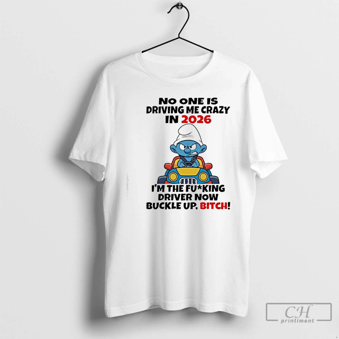 Classic The Smurfs No One Is Driving Me Crazy In 2026 T-Shirts, Hoodie, Sweatshirt | AU01DripNestTees.com