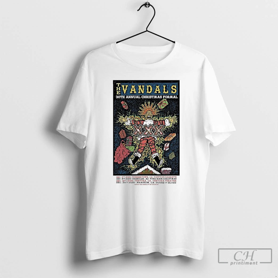 Classic The Vandals 30th Annual Christmas Formal Dec 19 2025 In Ventura Ca T Shirts Hoodie, Sweatshirt | AU01DripNestTees.com