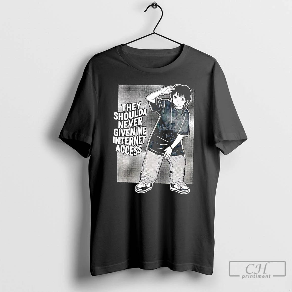 Classic They Shoulda Never Given Me Internet Access Vintage T-Shirts, Hoodie, Sweatshirt | AU01DripNestTees.com