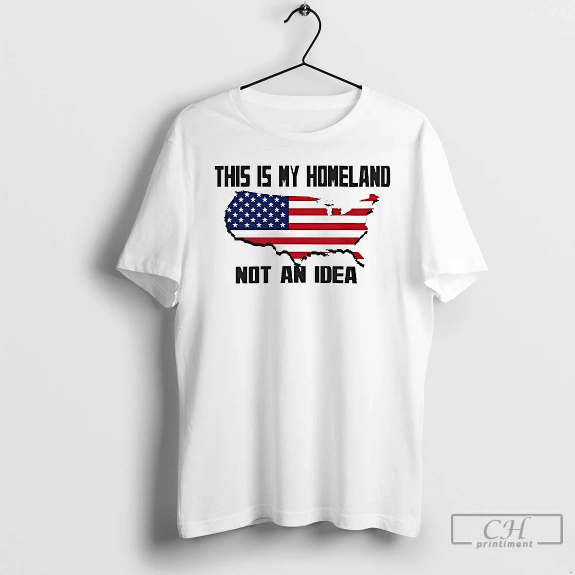 Classic This Is My Homeland Not An Idea Usa Flag T-Shirts, Hoodie, Sweatshirt | AU01DripNestTees.com