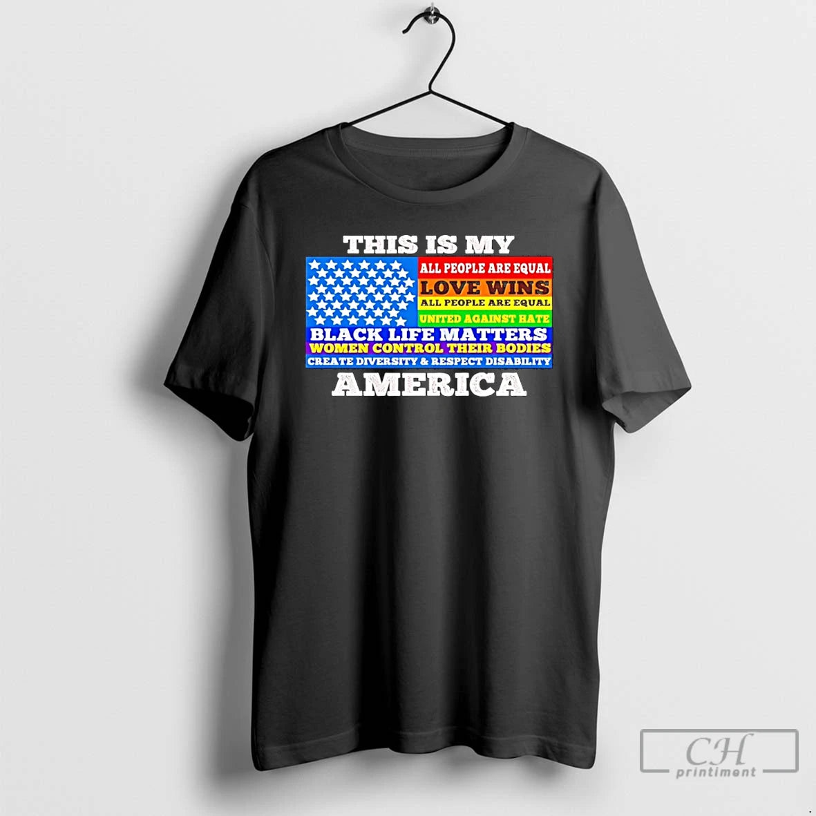 Classic This Is My America Black Life Matters T-Shirts, Hoodie, Sweatshirt | AU01DripNestTees.com
