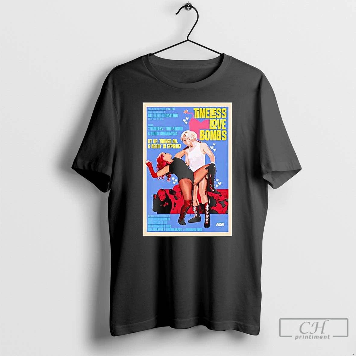 Classic Toni Storm Mina Shirakawa Timeless Love Bombs T-Shirts, Hoodie, Sweatshirt | AU01DripNestTees.com