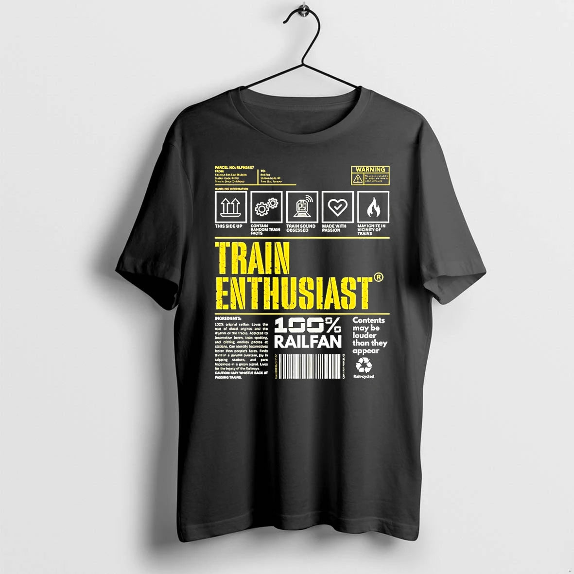 Classic Train Enthusiast 100 Railfan Contents May Be Louder Than They Appear Shirts Sweater