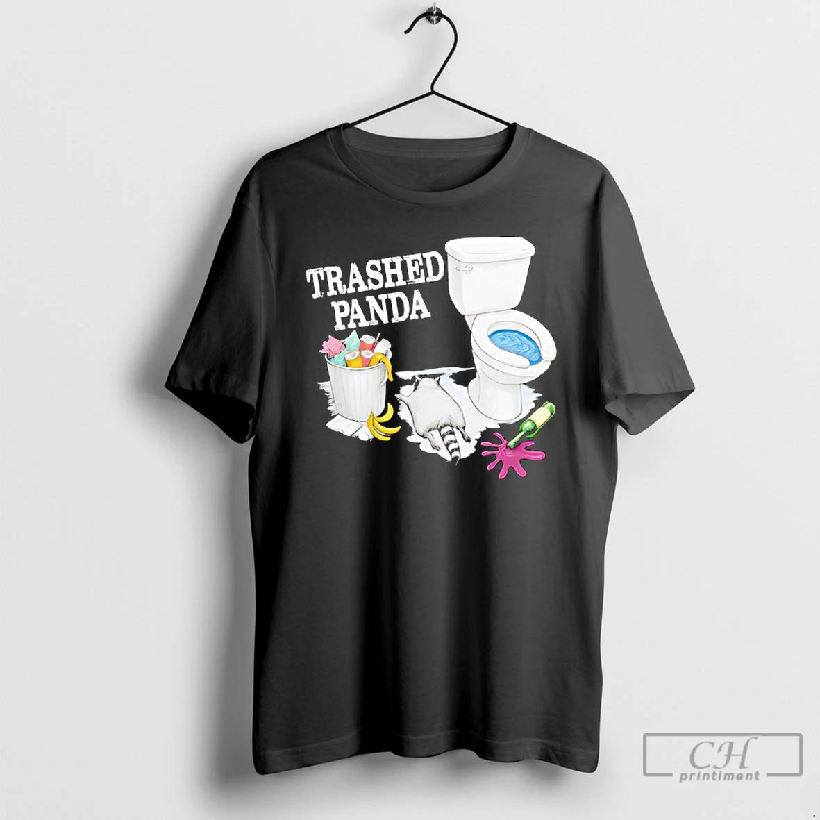 Classic Trashed Panda Funny Drunk Raccoon Funny T-Shirts, Hoodie, Sweatshirt | AU01DripNestTees.com