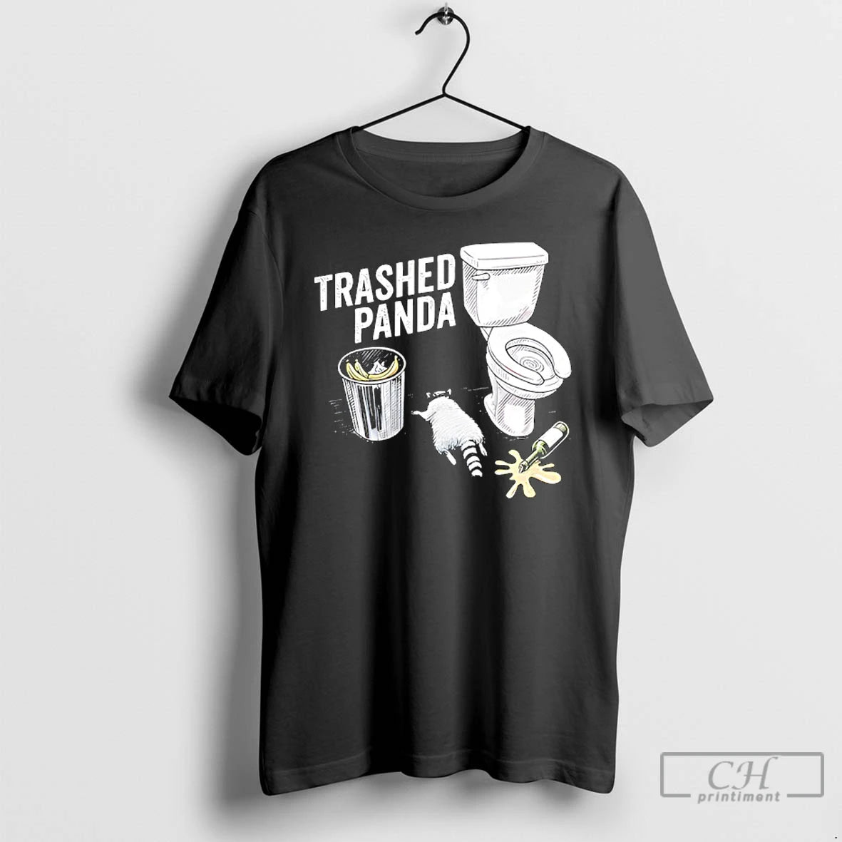 Classic Trashed Panda Funny Drunk Raccoon T-Shirts, Hoodie, Sweatshirt | AU01DripNestTees.com