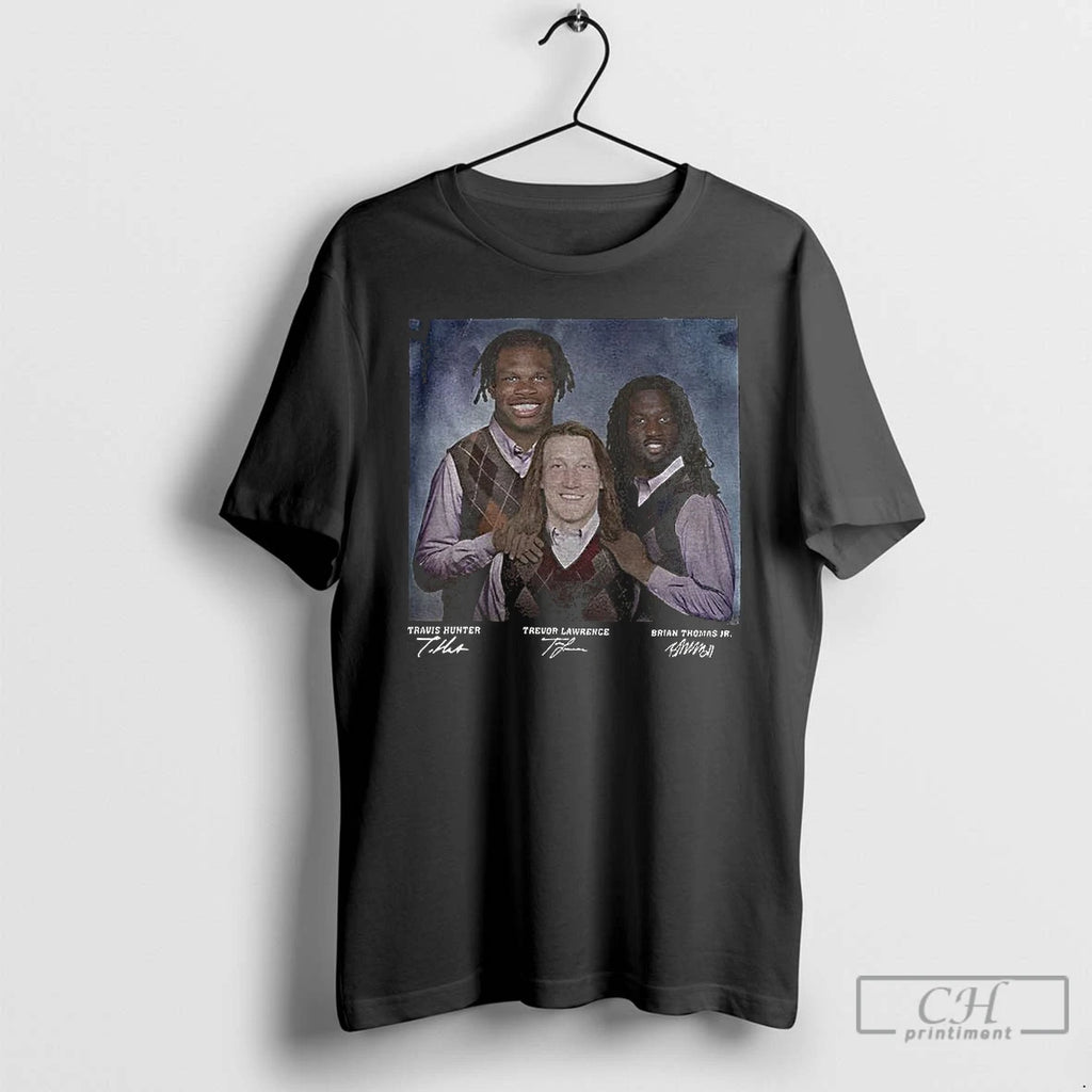 Classic Travis Hunter Trevor Lawrence Brian Thomas Jr Football Jacksonville Step Bros T Shirts Sweater Hoodie, Sweatshirt