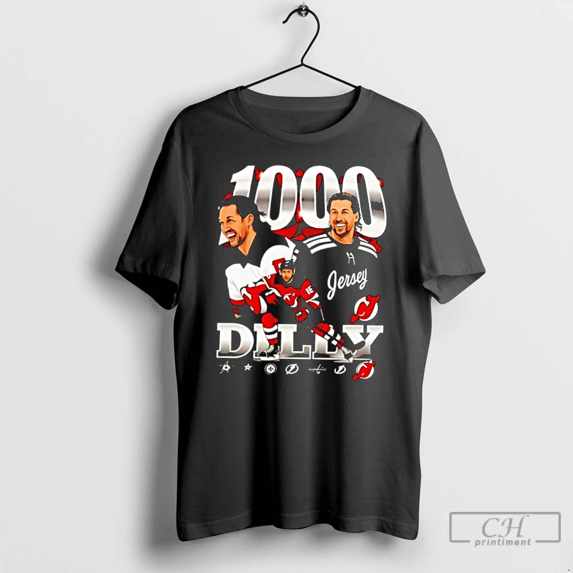 Classic Travis Zajac 1000 Games Graphic T-Shirts, Hoodie, Sweatshirt | AU01DripNestTees.com