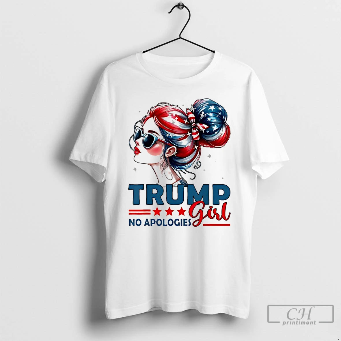 Classic Trump Maga 2025 Girl No Apologies T-Shirts, Hoodie, Sweatshirt | AU01DripNestTees.com