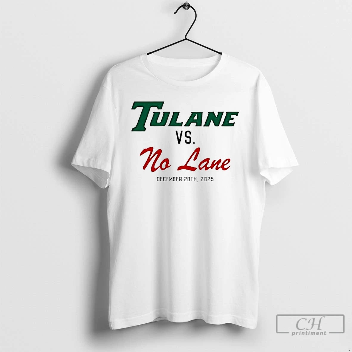 Classic Tulane Green Wave Vs No Lane December 20th 2025 Cfp T-Shirts, Hoodie, Sweatshirt | AU01DripNestTees.com