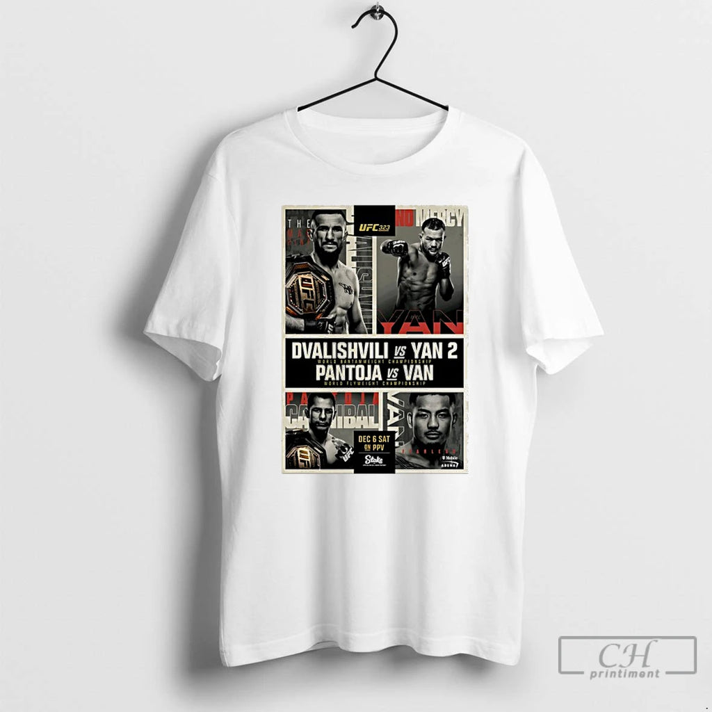 Classic Ufc 323 Dvalishvili Vs Yan 2 Autographed Event T-Shirts, Hoodie, Sweatshirt | AU01DripNestTees.com